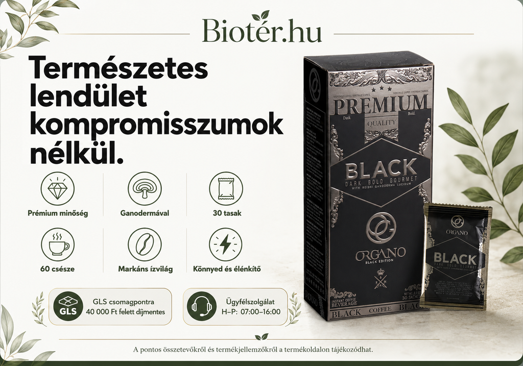 30 napos rutin csomag: Ganoderma Spóra + Fekete kávé