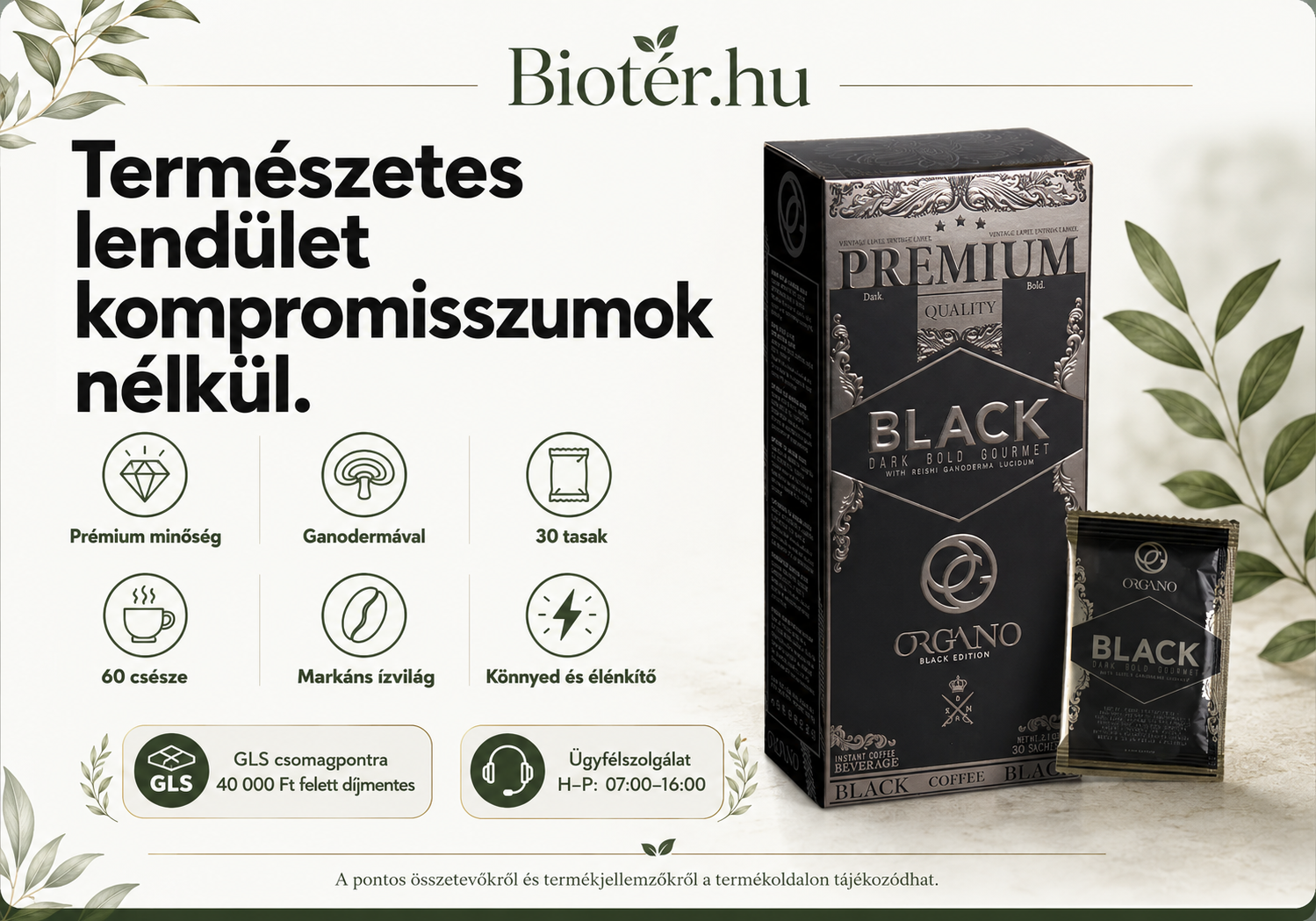 Fekete kávé - Ganoderma