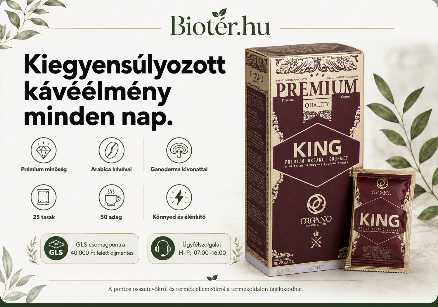 King kávé - Ganoderma